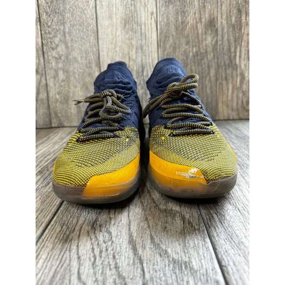 NIKE KEVIN DURANT KD11 CHINESE ZODIAC BASKETBALL SHOES Men Size 10 BLUE GOLD - Picture 2 of 12